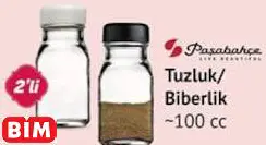 PAŞABAHÇE LİVE BEAUTİFUL TUZLUK/BİBERLİK